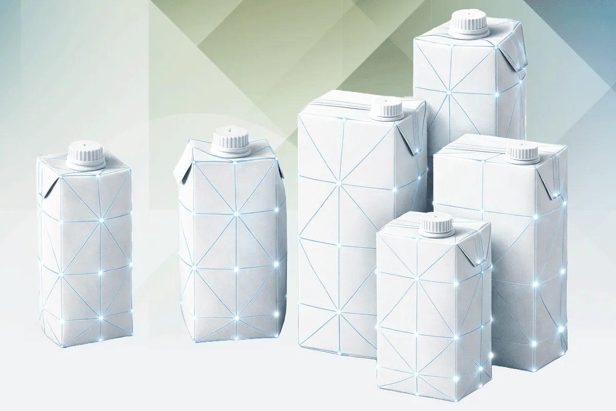 Physische Getränkekarton Mockups für Saft, Milch und Haferdrinks